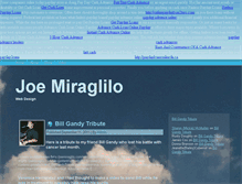 Tablet Screenshot of joemiraglilo.com